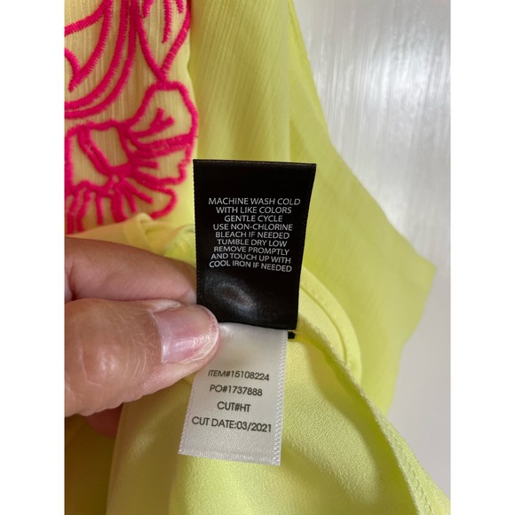 Torrid Sophie Chiffon Embroidered Swing Cami sleeveless lightweight 5X - Picture 7 of 7